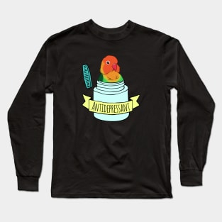 Antidepressant Fischer's Lovebird Long Sleeve T-Shirt